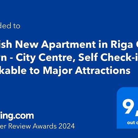 Stylish New Apartment In Riga Old Town - City Centre, Self Check-In, Walkable To Major Attractions Eksteriør bilde