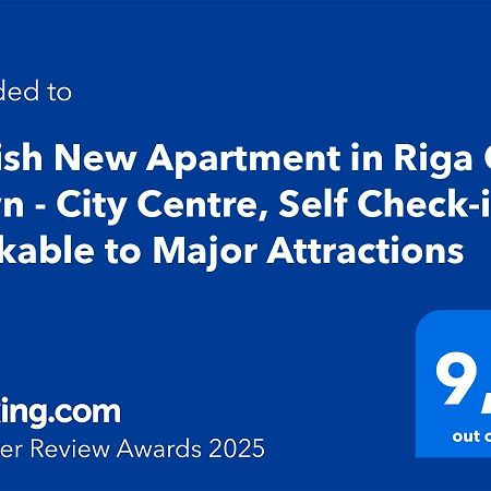 Stylish New Apartment In Riga Old Town - City Centre, Self Check-In, Walkable To Major Attractions Eksteriør bilde